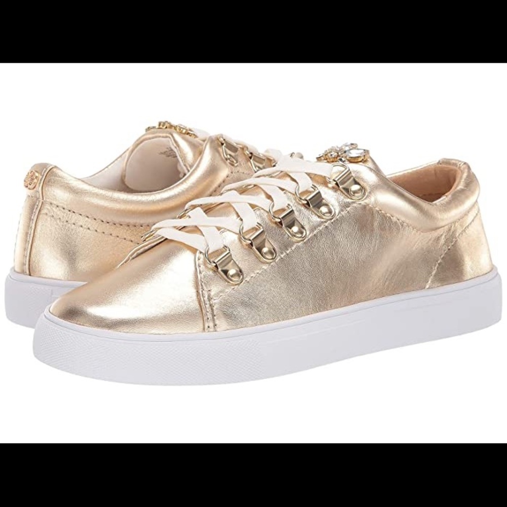 Lilly Pulitzer Hallie sneaker gold